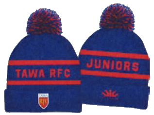 Blue Retro Beanie